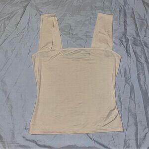 Reformation Clarke Knit Tank Sand Size M